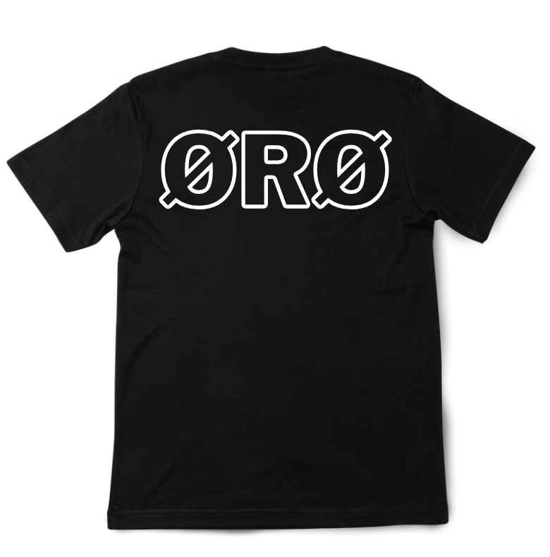 White ØRØ logo T-Shirt