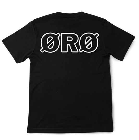 White ØRØ logo T-Shirt